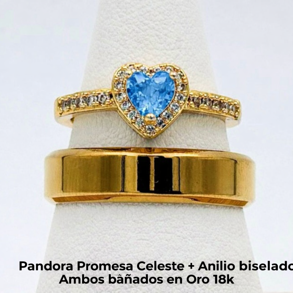 Anillos Bañados en Oro