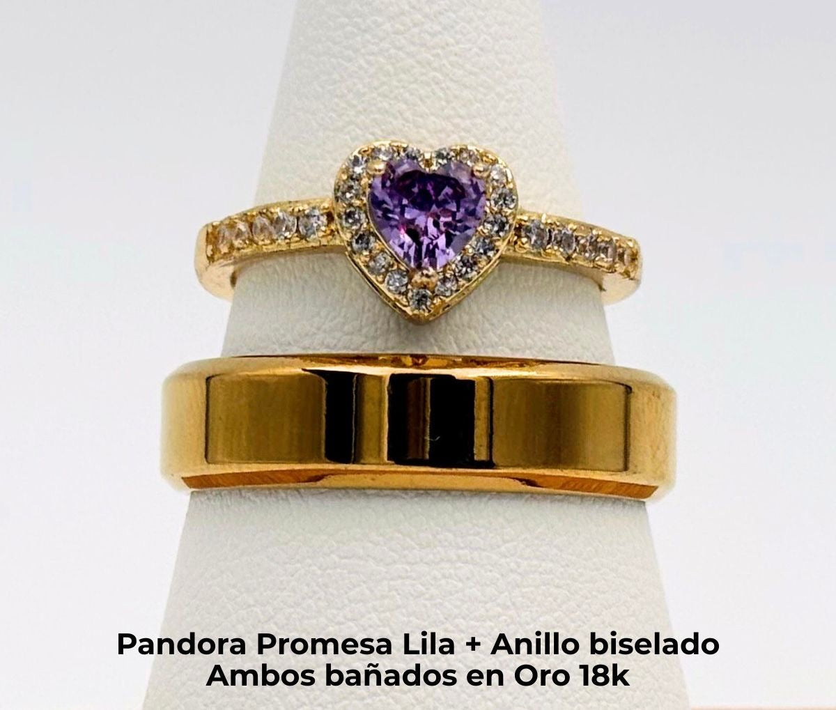 Anillos Bañados en Oro