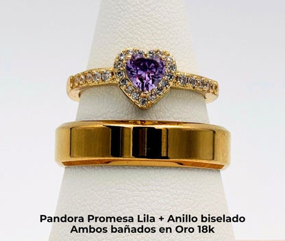 Anillos Bañados en Oro