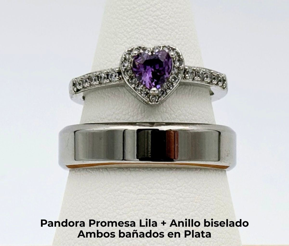 Anillos Bañados en Plata