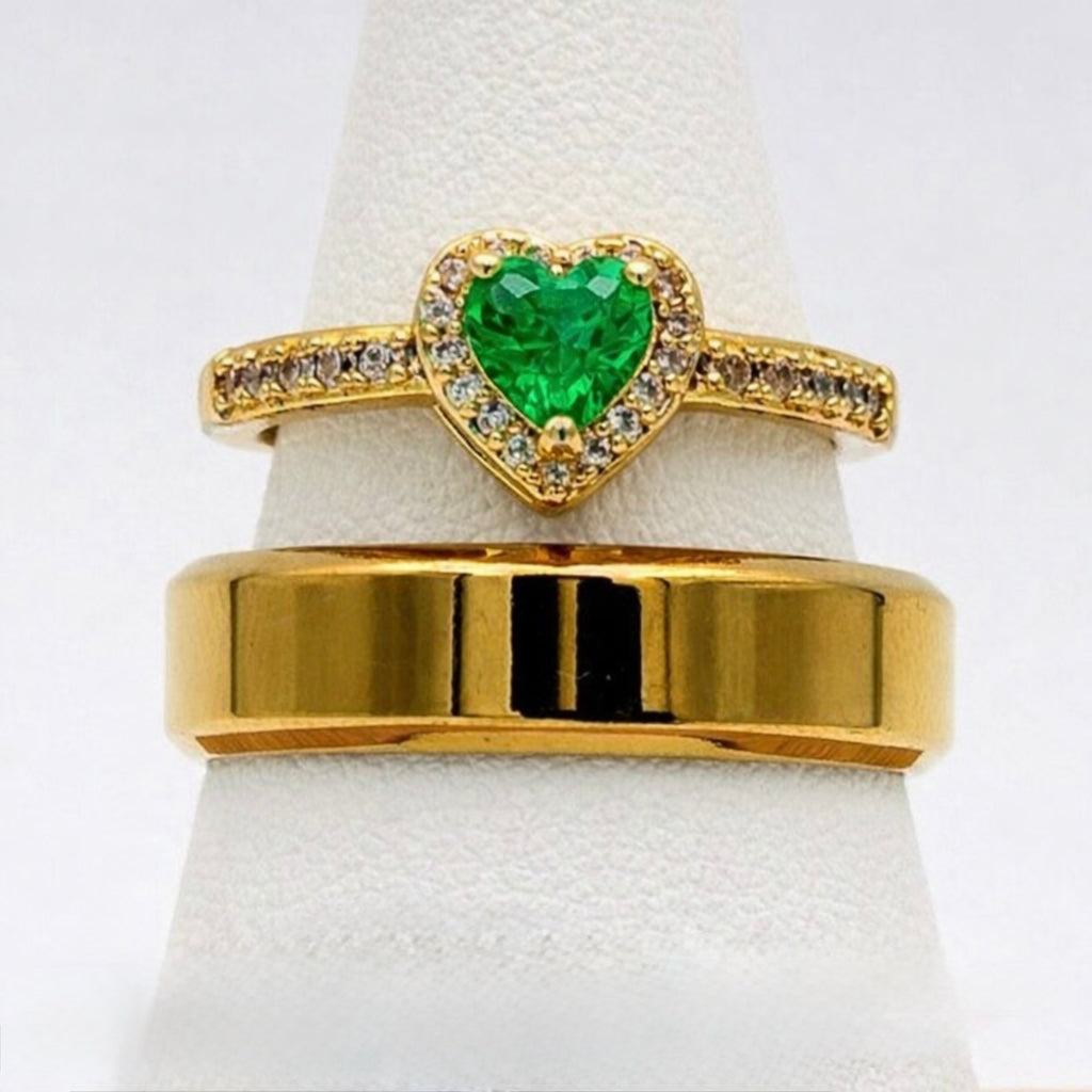 Anillos Bañados en Oro