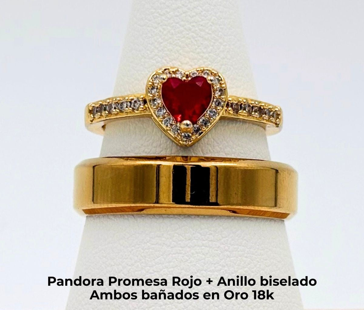 Anillos Bañados en Oro