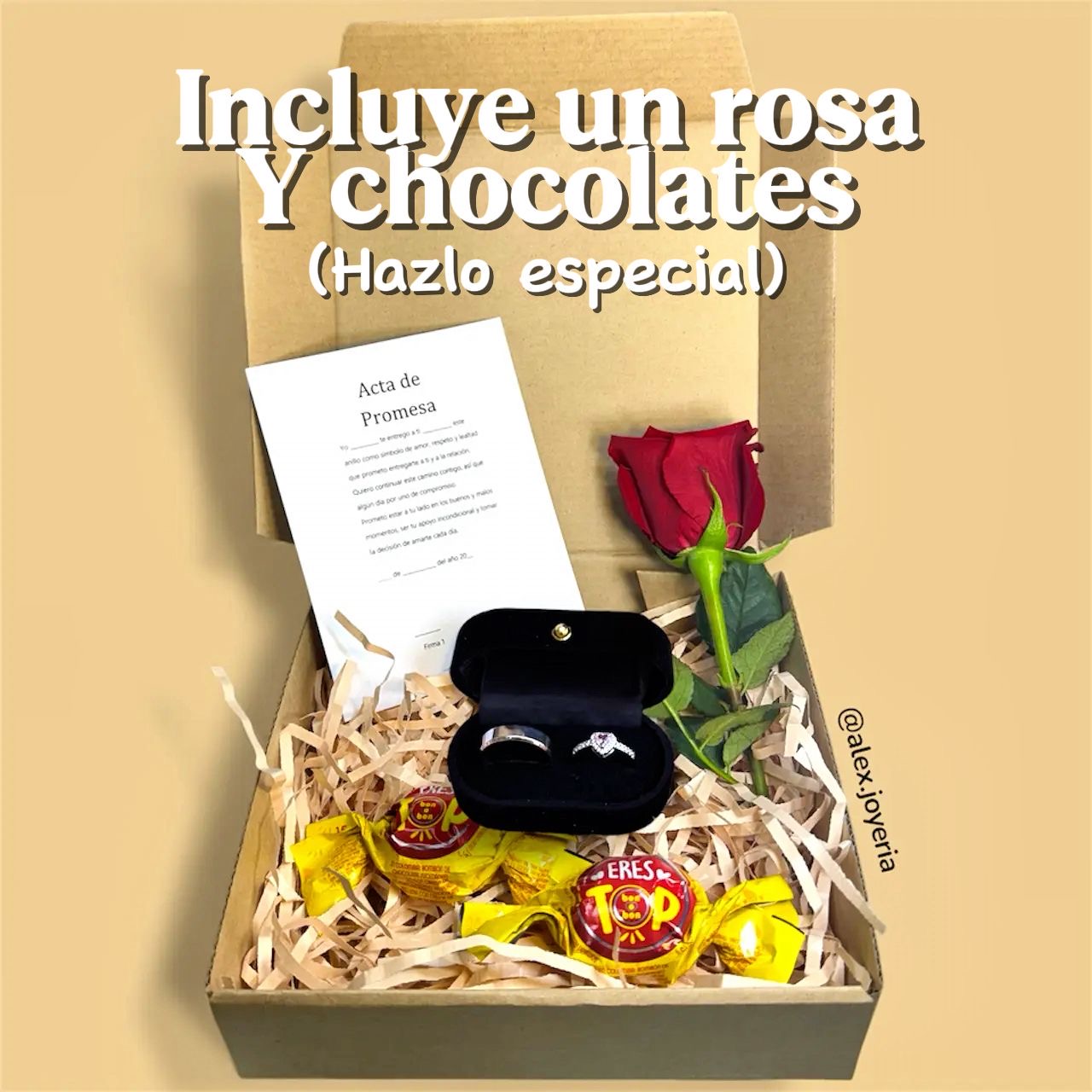 Box Anillos de Promesa Pandora