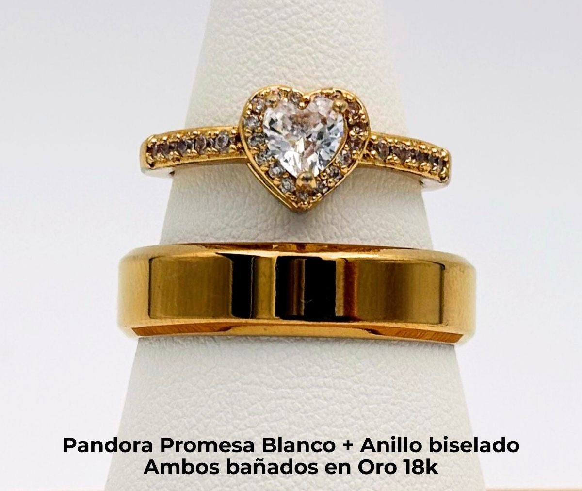 Anillos Bañados en Oro