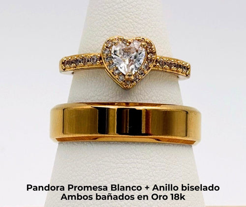 Anillos Bañados en Oro